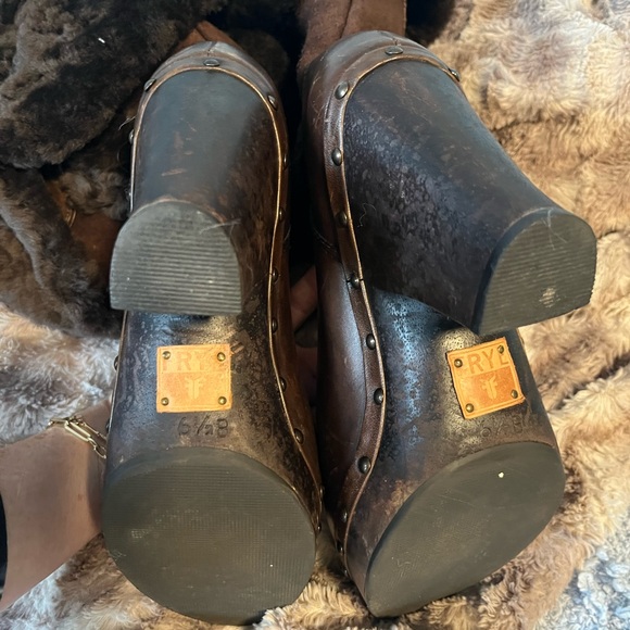Frye Leather, Suede and Faux Fur Boots - Picture 4 of 13